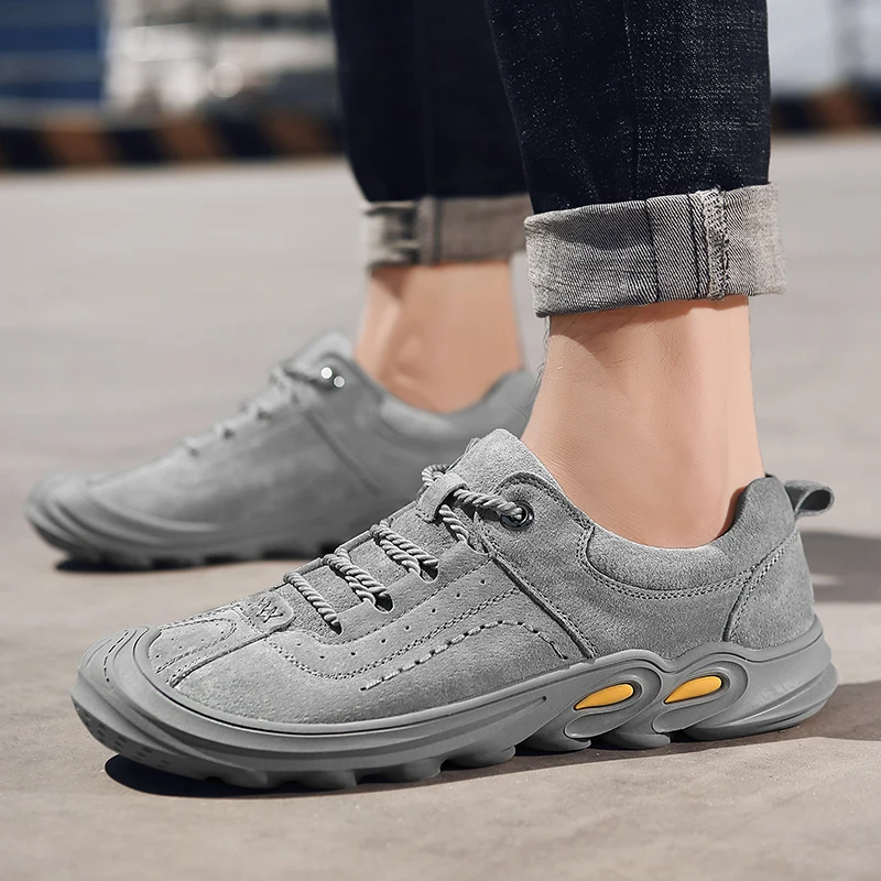 New Men's Shoes Comfortable Men Casual Shoes Genuine Leather Men Flat Shoes Sneakers Autumn Non-slip Outdoor Walking Shoes 38-45
New Men's Shoes Comfortable Men Casual Shoes Genuine Leather Men Flat Shoes Sneakers Autumn Non-slip Outdoor Walking Shoes 38-45
