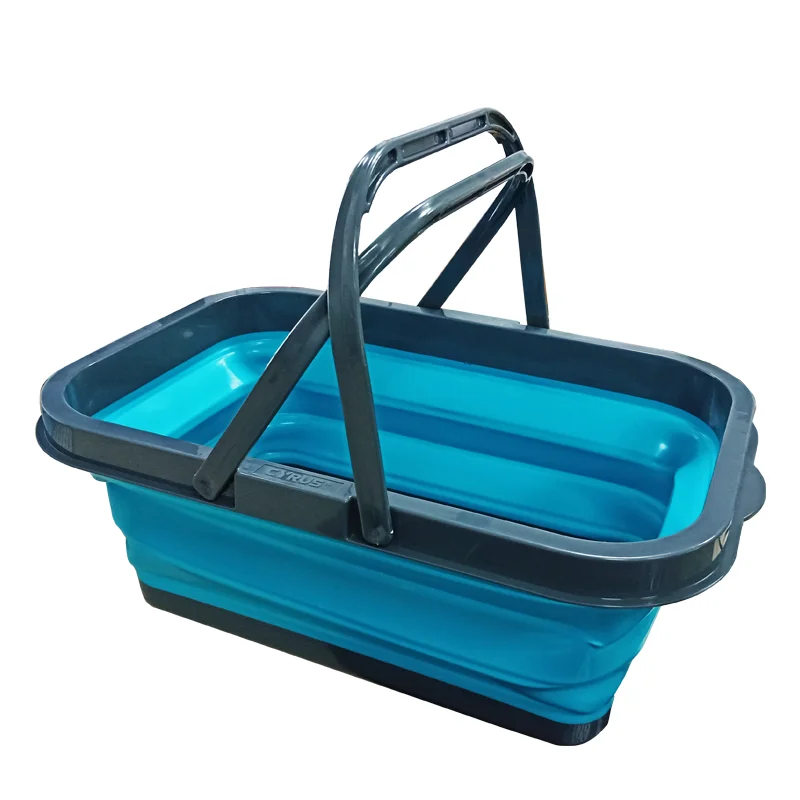 Plastic Storage Basket Garden tools Foldable Silica Gel Gardening Toy Handle 41x28x15cm Bathroom and kitchen Organizer Bins
Plastic Storage Basket Garden tools Foldable Silica Gel Gardening Toy Handle 41x28x15cm Bathroom and kitchen Organizer Bins