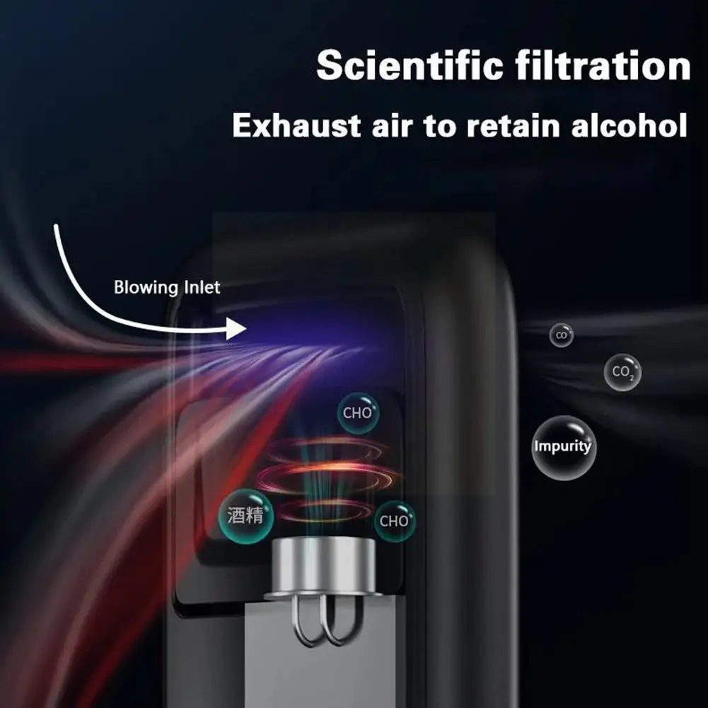 Car Digital Breath Alcohol Tester Breathalyzer AT05 Tester Breath Non-contact Lcohol Alcohol Alcohol Dedicated Det T7K2
Car Digital Breath Alcohol Tester Breathalyzer AT05 Tester Breath Non-contact Lcohol Alcohol Alcohol Dedicated Det T7K2
