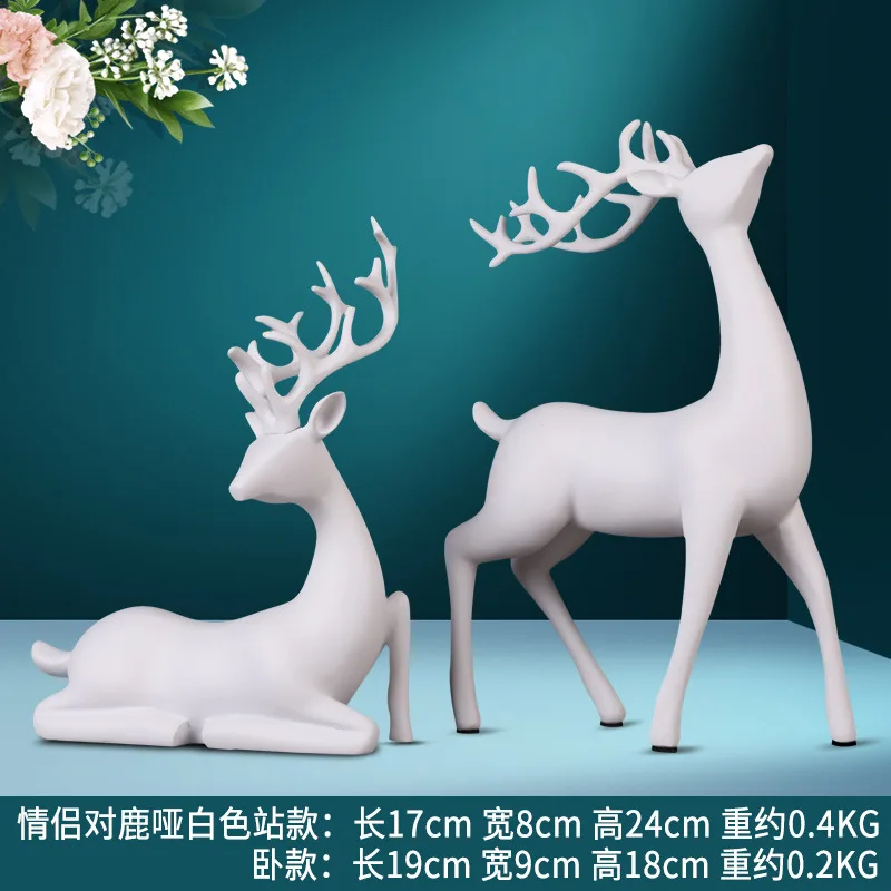 American and European style deer living room TV wine cabinet decorations home creative craft wedding gifts for newlyweds
American and European style deer living room TV wine cabinet decorations home creative craft wedding gifts for newlyweds