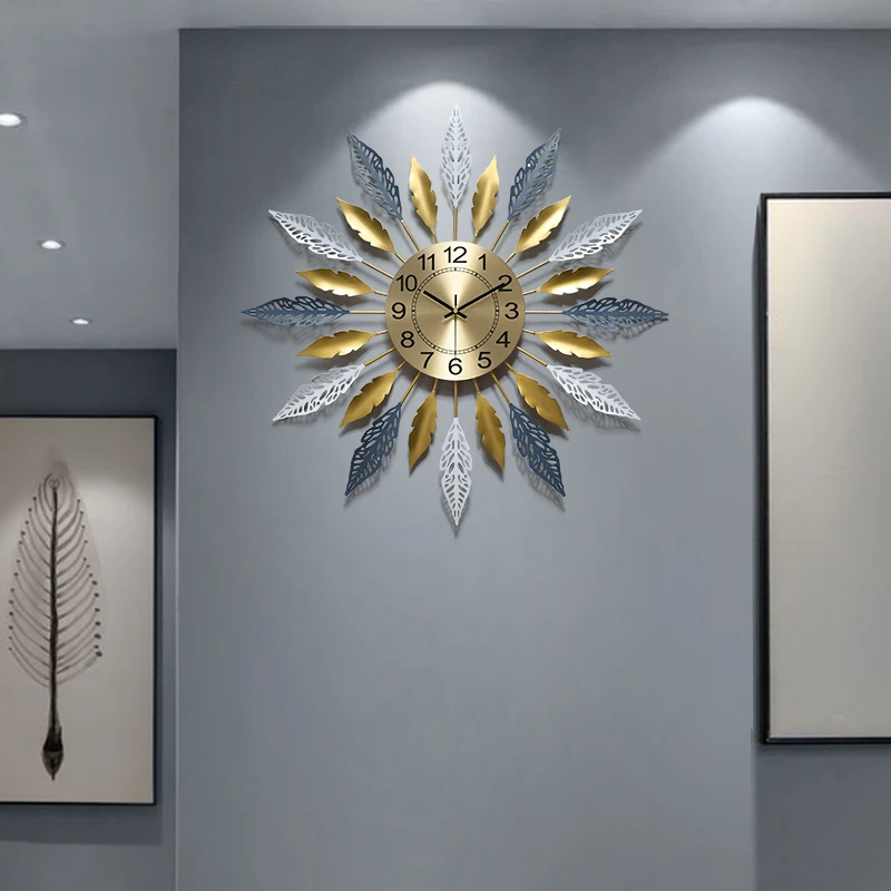 Nordic Large Wall Clock Luxury Fashion Modern Design Wall Clock Creative Art Metal Home Decor 3d Wall Decorations Living Room
Nordic Large Wall Clock Luxury Fashion Modern Design Wall Clock Creative Art Metal Home Decor 3d Wall Decorations Living Room