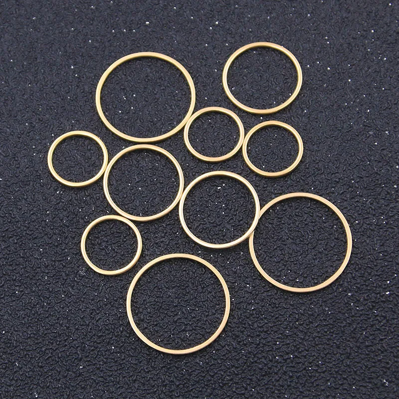 10pcs 3 Size Charm Geometry Round Golden Stainless Steel Pendant Open Frame Hollow Mold Frame DIY Jewelry Found 
10pcs 3 Size Charm Geometry Round Golden Stainless Steel Pendant Open Frame Hollow Mold Frame DIY Jewelry Found