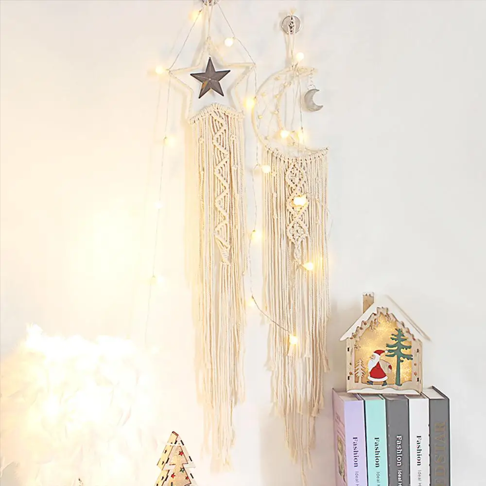 Handmade Flaky Clouds Dreamcatcher Wall Decor Dreamcatcher Christmas Decorations Party Gift Wind Chimes Romantic LED Light
Handmade Flaky Clouds Dreamcatcher Wall Decor Dreamcatcher Christmas Decorations Party Gift Wind Chimes Romantic LED Light