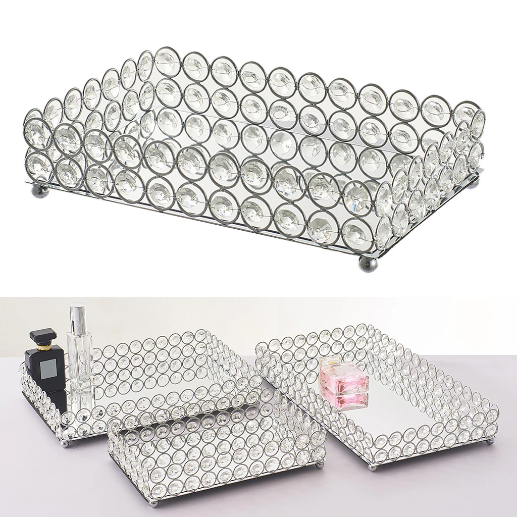 Crystal Makeup Storage Box Jewelry Organizer Mirror Crystal Dressing Tray Decoration Perfume Jewelry Luxury Makeup Bathroom
Crystal Makeup Storage Box Jewelry Organizer Mirror Crystal Dressing Tray Decoration Perfume Jewelry Luxury Makeup Bathroom