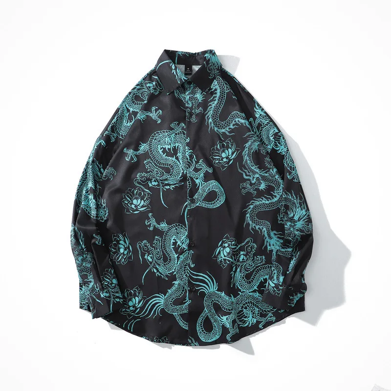 Новое поступление 2020, модная Свободная рубашка с длинным рукавом и принтом китайского дракона, мужские и женские рубашки в стиле хип-хоп, му...
Новое поступление 2020, модная Свободная рубашка с длинным рукавом и принтом китайского дракона, мужские и женские рубашки в стиле хип-хоп, му...