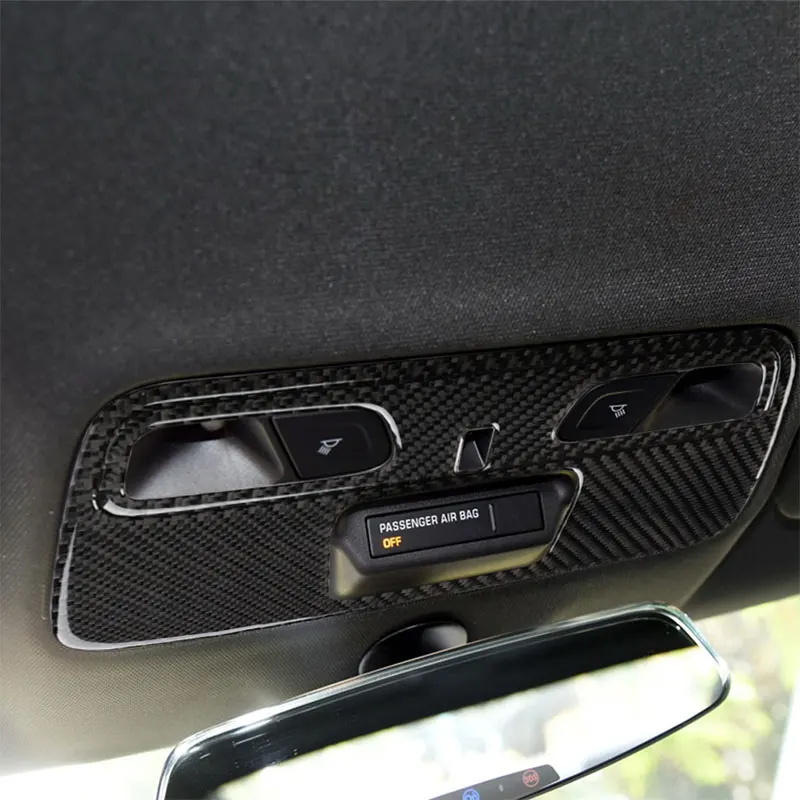 Carbon Fiber Car Accessories Interior Reading Light Dome Panel Decoration Cover Trim Stickers For Chevrolet Camaro 2016-2019
Carbon Fiber Car Accessories Interior Reading Light Dome Panel Decoration Cover Trim Stickers For Chevrolet Camaro 2016-2019