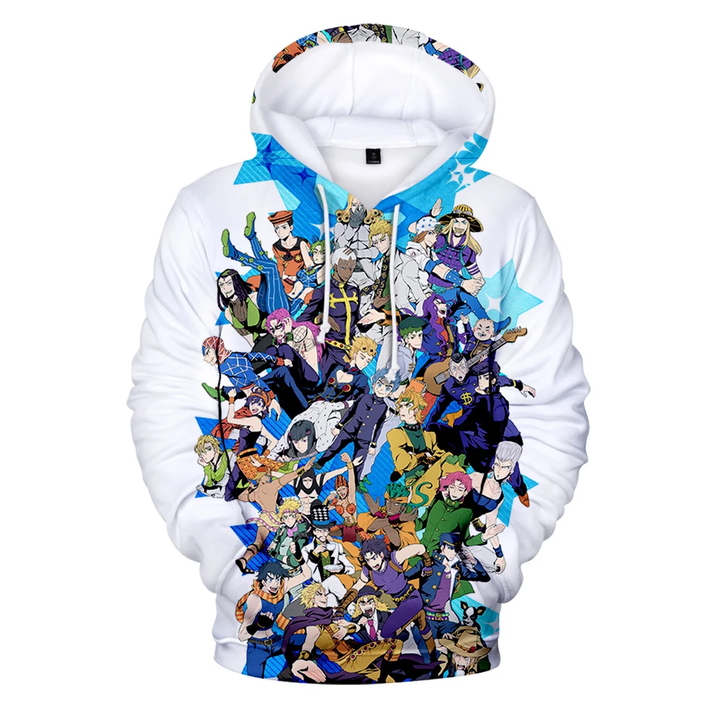 Japanese Manga JOJO 3D Hoodies Men/Women/ Hot Sale Fashion print Popular Sweatshirts JOJO 3D Hoody boys/girls casual tops
Japanese Manga JOJO 3D Hoodies Men/Women/ Hot Sale Fashion print Popular Sweatshirts JOJO 3D Hoody boys/girls casual tops