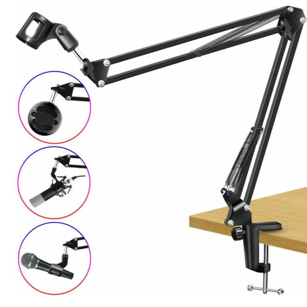 Adjustable Mic Microphone Arm Stand Suspension Boom Scissor Arm Holder Mic Clip Holder Metal Tripod Live Cantilever Bracket
Adjustable Mic Microphone Arm Stand Suspension Boom Scissor Arm Holder Mic Clip Holder Metal Tripod Live Cantilever Bracket