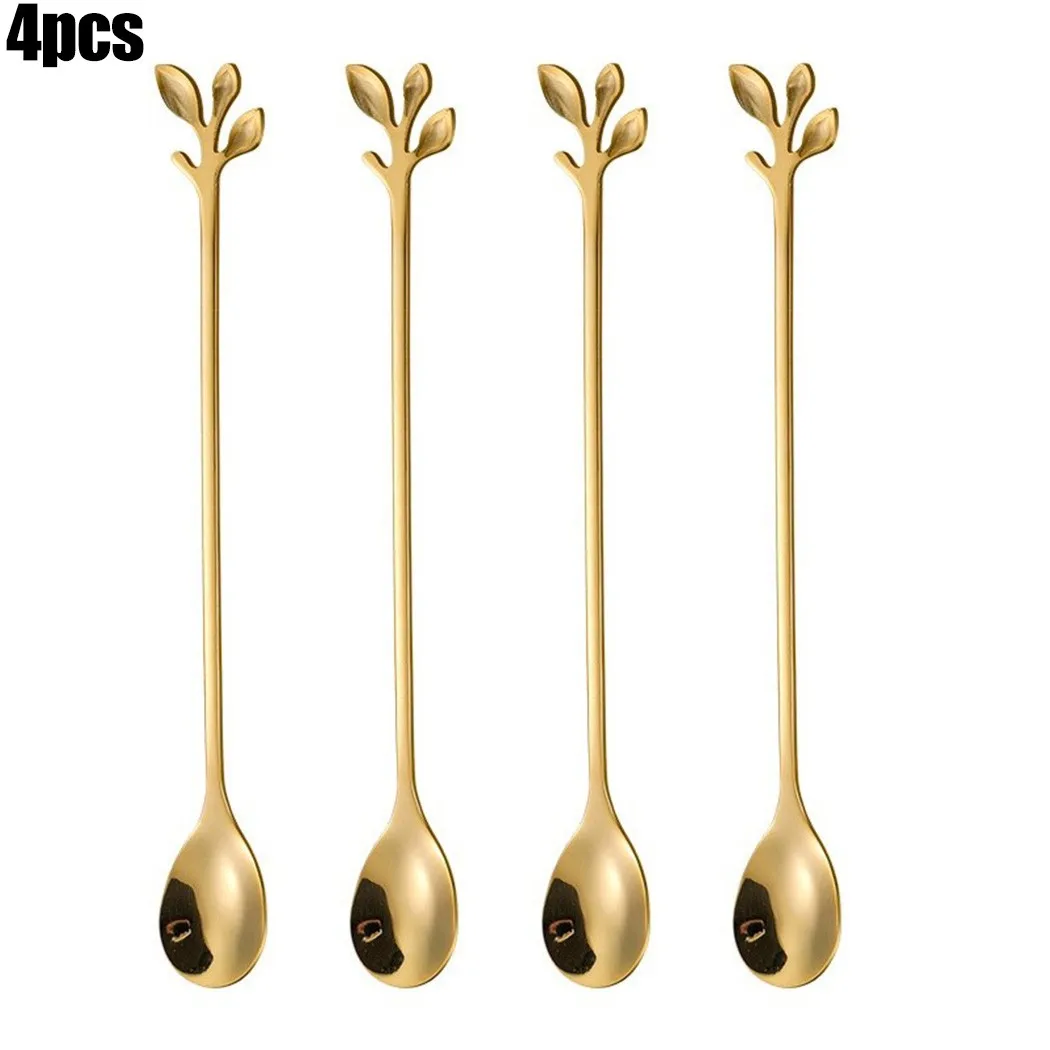 Spoon Scoop Stainless Steel Tasteless Tea Spoon 4pcs/set kitchen tools Accessories Dessert Long Handle Ice Cream Dessert Spoons
Spoon Scoop Stainless Steel Tasteless Tea Spoon 4pcs/set kitchen tools Accessories Dessert Long Handle Ice Cream Dessert Spoons