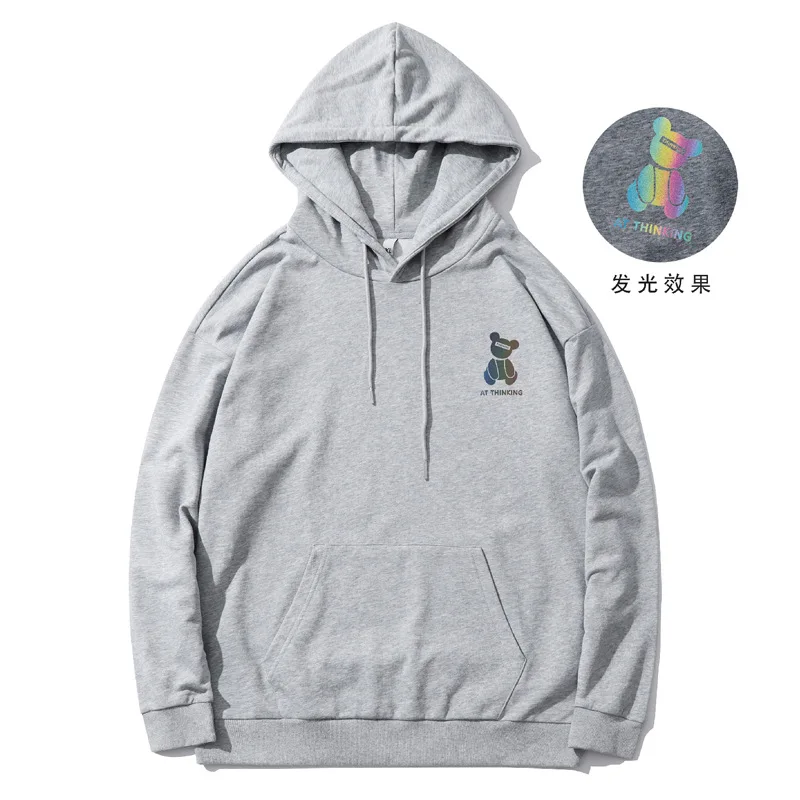 Pullover Men Clothing Hip Hop Harajuku Streetwear Laser Bear Casual Fleece Clothes O-Neck Autumn Loose Oversize Cotton Male Coat
Pullover Men Clothing Hip Hop Harajuku Streetwear Laser Bear Casual Fleece Clothes O-Neck Autumn Loose Oversize Cotton Male Coat