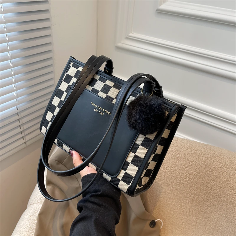Thousand Bird Check Bag Female 2021 New Fashion Foreign Style Single Shoulder Bag Popular Leopard Texture Armpit Bag Girl Sac
Thousand Bird Check Bag Female 2021 New Fashion Foreign Style Single Shoulder Bag Popular Leopard Texture Armpit Bag Girl Sac