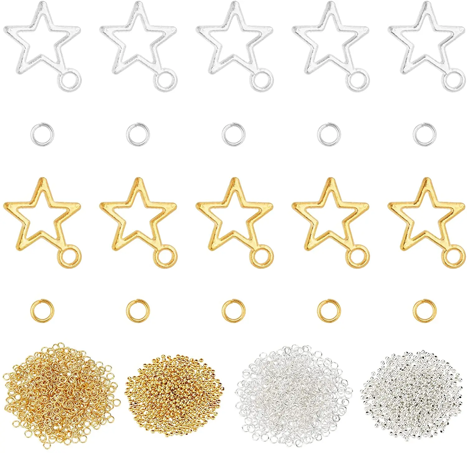2200 Pcs Dangle Nail Art Charms Hollow Star Nail Charm Beads with Jump Rings and Manual Nail Art Punch Tools
2200 Pcs Dangle Nail Art Charms Hollow Star Nail Charm Beads with Jump Rings and Manual Nail Art Punch Tools