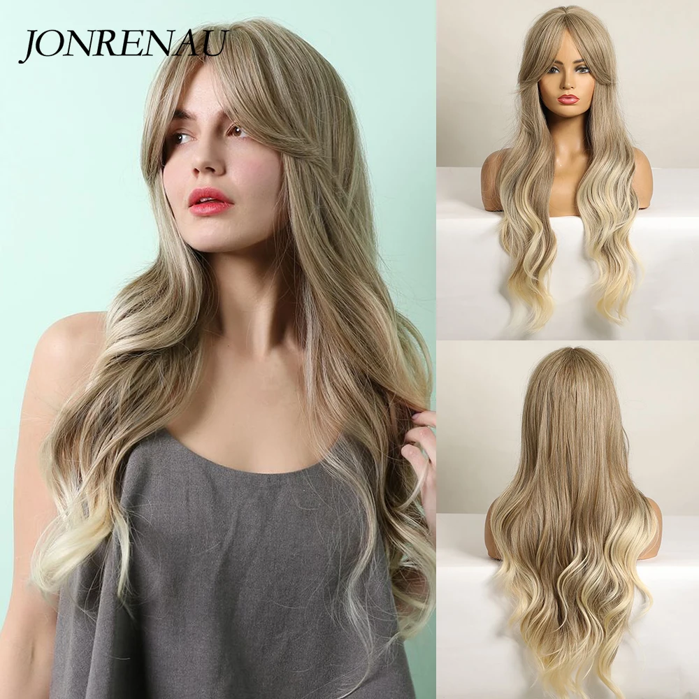 Парики женские JONRENAU светильник ый волнистый парик цвета блонд, 27,5 дюйма, для ежедневного Косплея
Парики женские JONRENAU светильник ый волнистый парик цвета блонд, 27,5 дюйма, для ежедневного Косплея