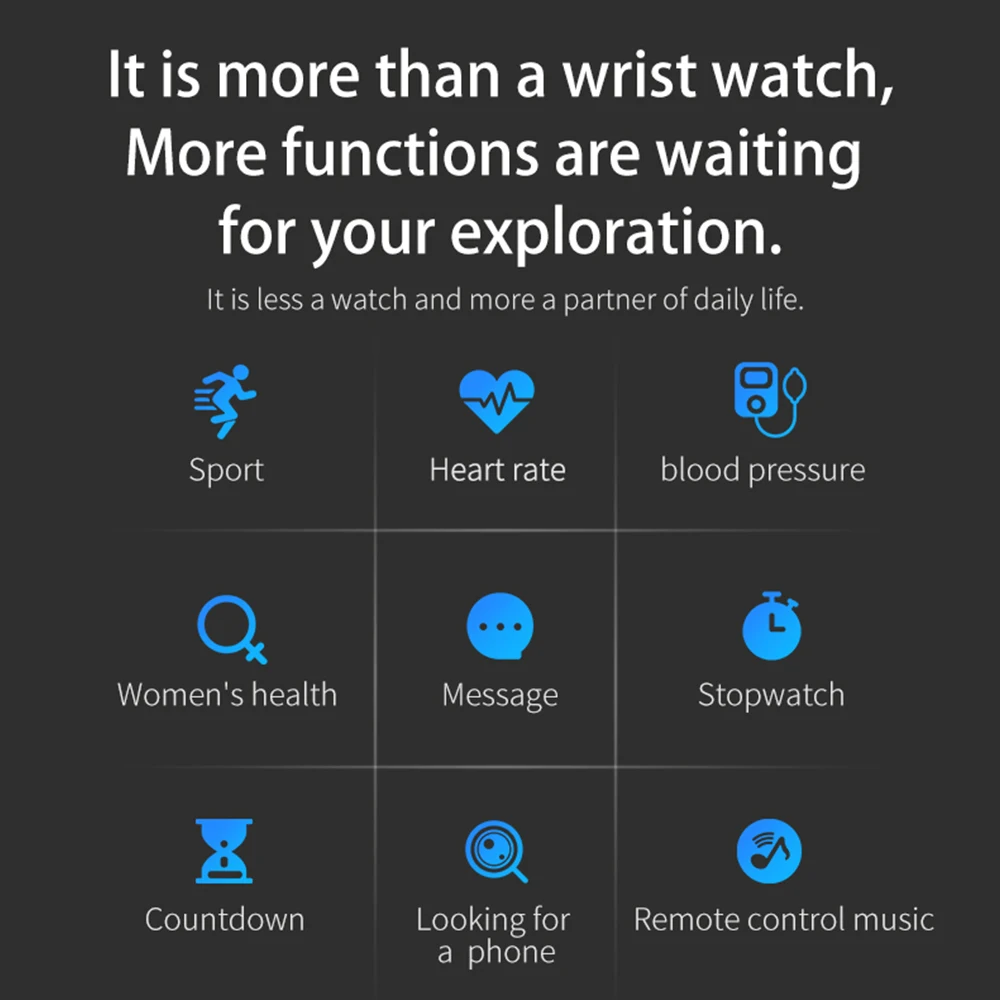 LEMFO 2020 New Smart Watch Men IP68 Waterproof Blood Pressure Heartrate Monitor Sports Smartwatch for Android Apple Phone
LEMFO 2020 New Smart Watch Men IP68 Waterproof Blood Pressure Heartrate Monitor Sports Smartwatch for Android Apple Phone