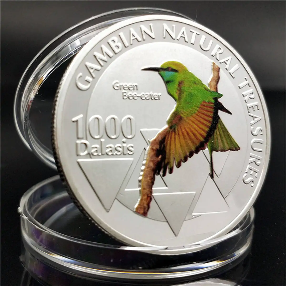 Animal Coin Congo Lucky Green Throat Bee-eaters Ocean Gift Commemorative Coin Medal Silver Coin Crafts Collectibles
Animal Coin Congo Lucky Green Throat Bee-eaters Ocean Gift Commemorative Coin Medal Silver Coin Crafts Collectibles