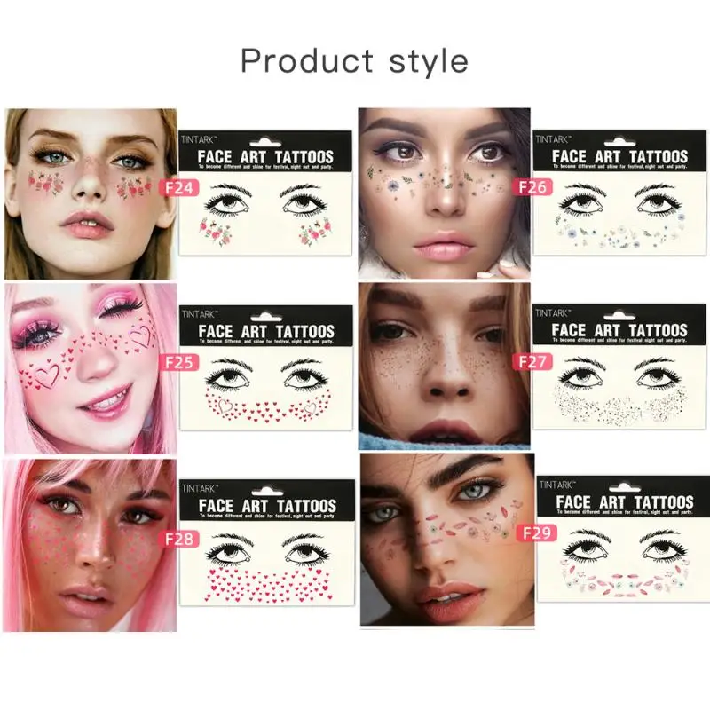 8 Styles Freckle Tattoo Sticker 1Pcs Manufacturer French New Fashion Freckle Sticker Party Beauty Colorful Face Sticker
8 Styles Freckle Tattoo Sticker 1Pcs Manufacturer French New Fashion Freckle Sticker Party Beauty Colorful Face Sticker