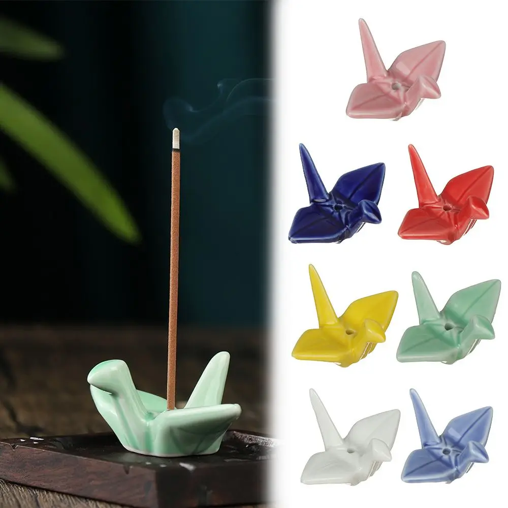 1PC Thousand Paper Crane Shaped Incense Stand Holder Ceramic Incense Burner Stick Rack DIY Home Decoration
1PC Thousand Paper Crane Shaped Incense Stand Holder Ceramic Incense Burner Stick Rack DIY Home Decoration