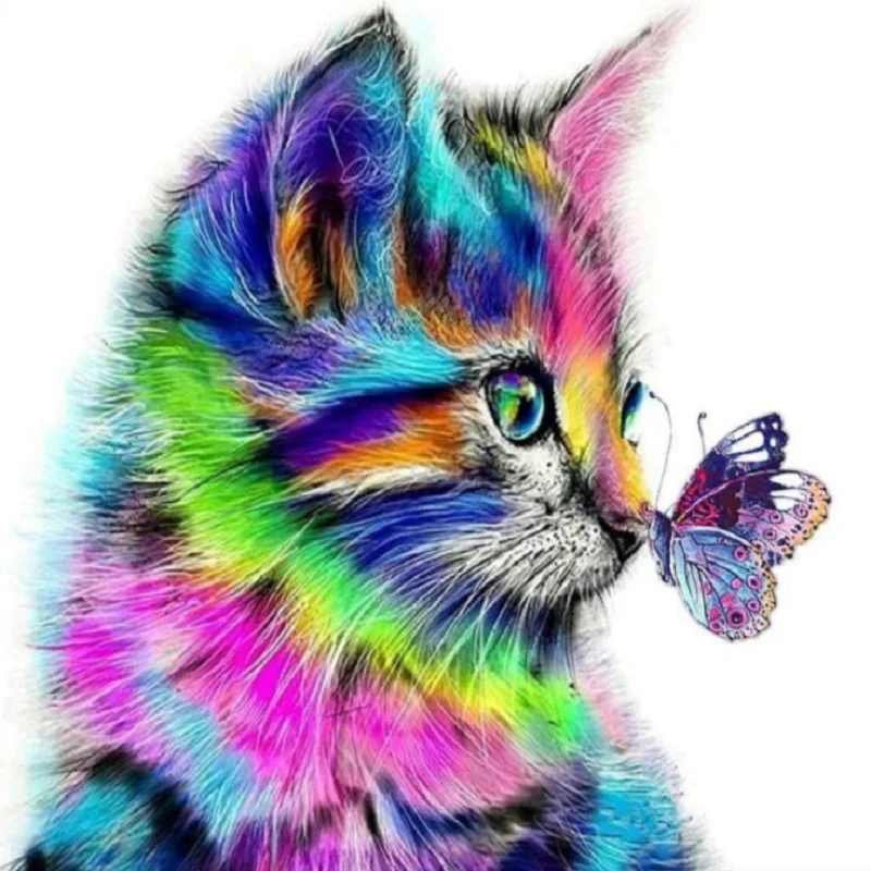 DIY 5D Diamond Painting Kit Full Drill Cute Cat Diamond Painting Arts Craft Canvas Wall Decor Children&Adult Kits
DIY 5D Diamond Painting Kit Full Drill Cute Cat Diamond Painting Arts Craft Canvas Wall Decor Children&Adult Kits