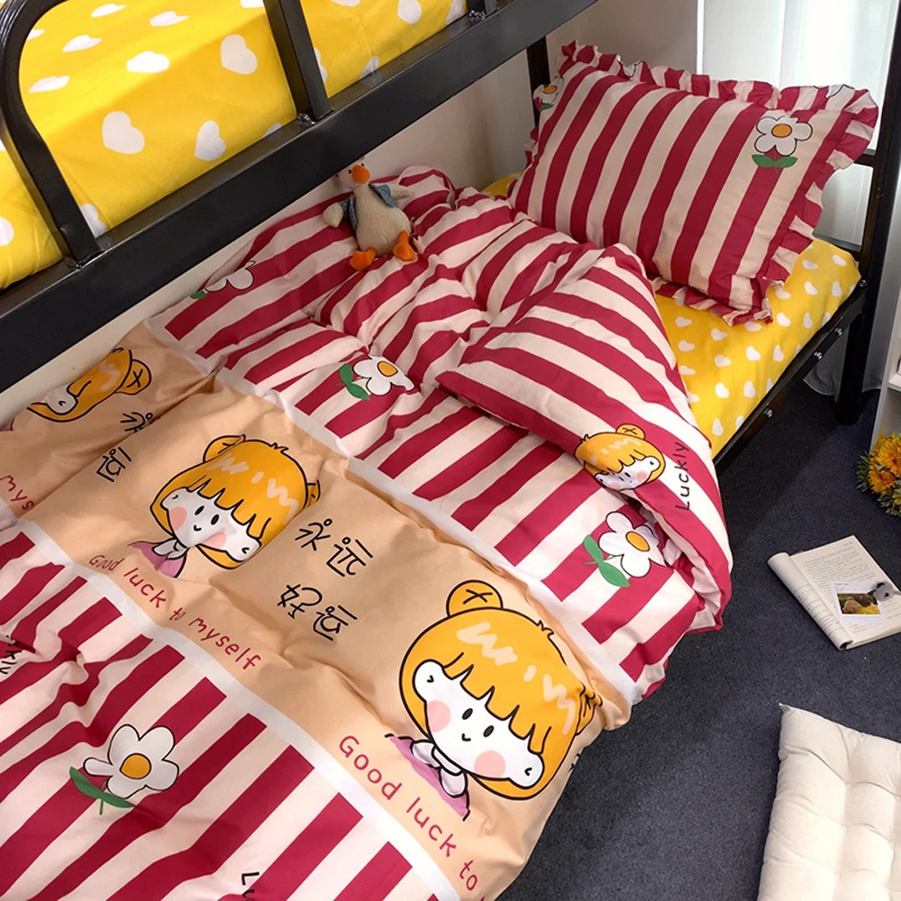 New Style Super Warm 100% Cotton 3 Pieces Bedding Set Sheet Quilt Cover Pillow case Suitable For Full Size
New Style Super Warm 100% Cotton 3 Pieces Bedding Set Sheet Quilt Cover Pillow case Suitable For Full Size