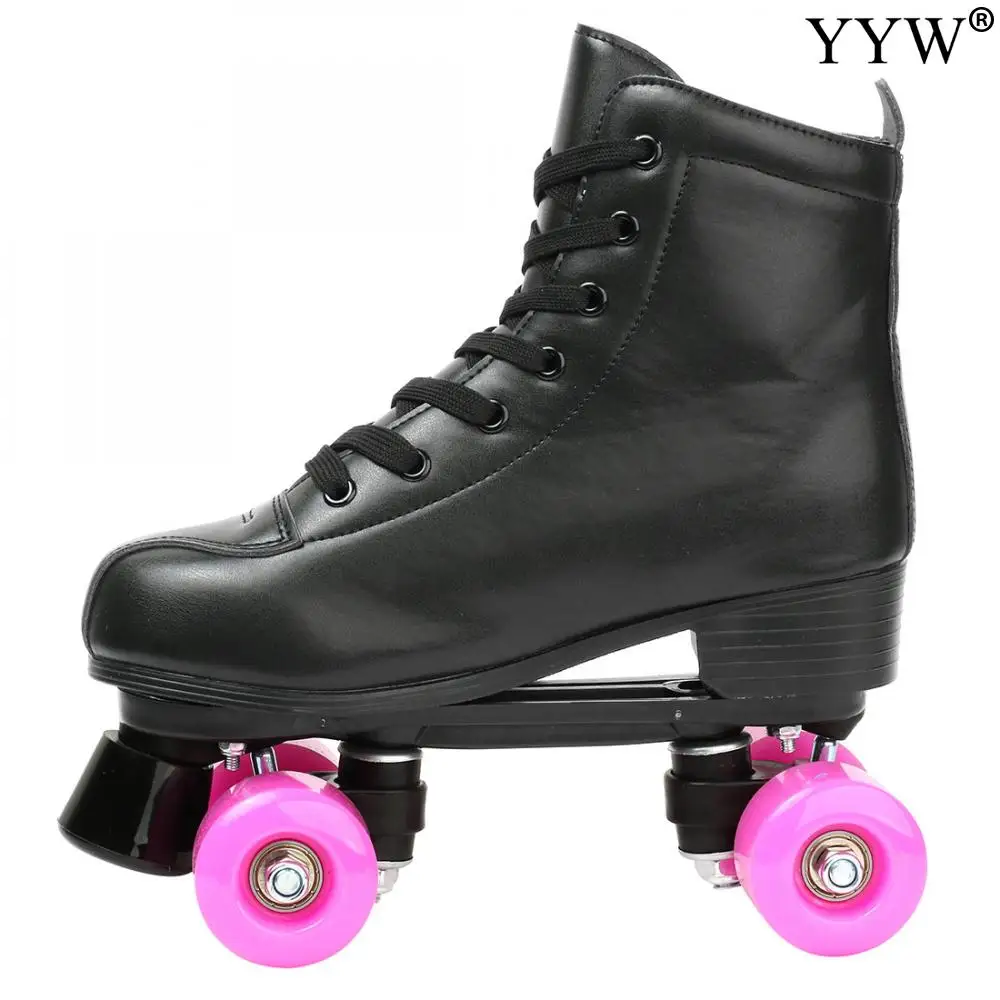 PU Leather Black Roller Skates Double Line 4 Wheels PU Skating Shoes Women Men Adult Sliding Inline Skates Rollerblade Sneakers
PU Leather Black Roller Skates Double Line 4 Wheels PU Skating Shoes Women Men Adult Sliding Inline Skates Rollerblade Sneakers