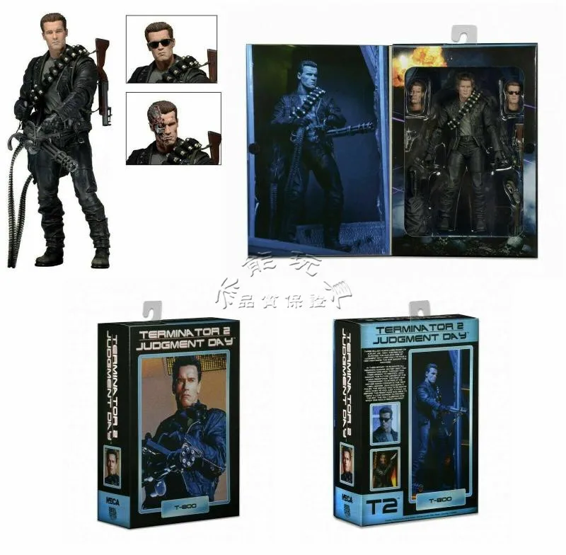Bandai Terminator T-800 Schwarzenegger Arnold Heavy Machine Gun Deluxe 7-inch Action Figure Movable Joints Toys
Bandai Terminator T-800 Schwarzenegger Arnold Heavy Machine Gun Deluxe 7-inch Action Figure Movable Joints Toys