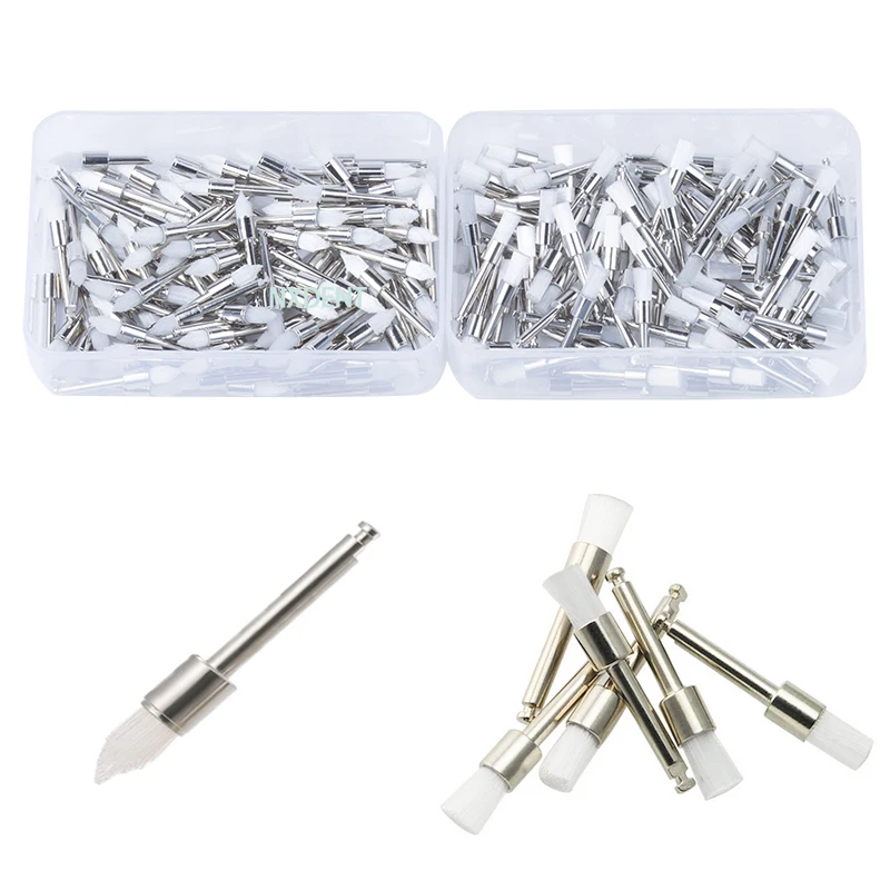 Dental Nylon Prophy Brush Flat /Pointed Latch Style Teeth Polishing Brushes for Contra-Angle Handpiece Disposable accessroies
Dental Nylon Prophy Brush Flat /Pointed Latch Style Teeth Polishing Brushes for Contra-Angle Handpiece Disposable accessroies