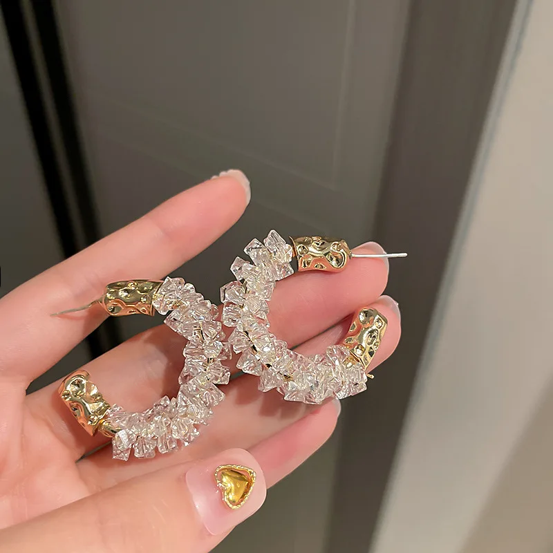 925 Silver Needle Shiny Crystal Winding C-shaped Earrings Go with Girl Heart Girlfriend Ear Rip Earrings
925 Silver Needle Shiny Crystal Winding C-shaped Earrings Go with Girl Heart Girlfriend Ear Rip Earrings