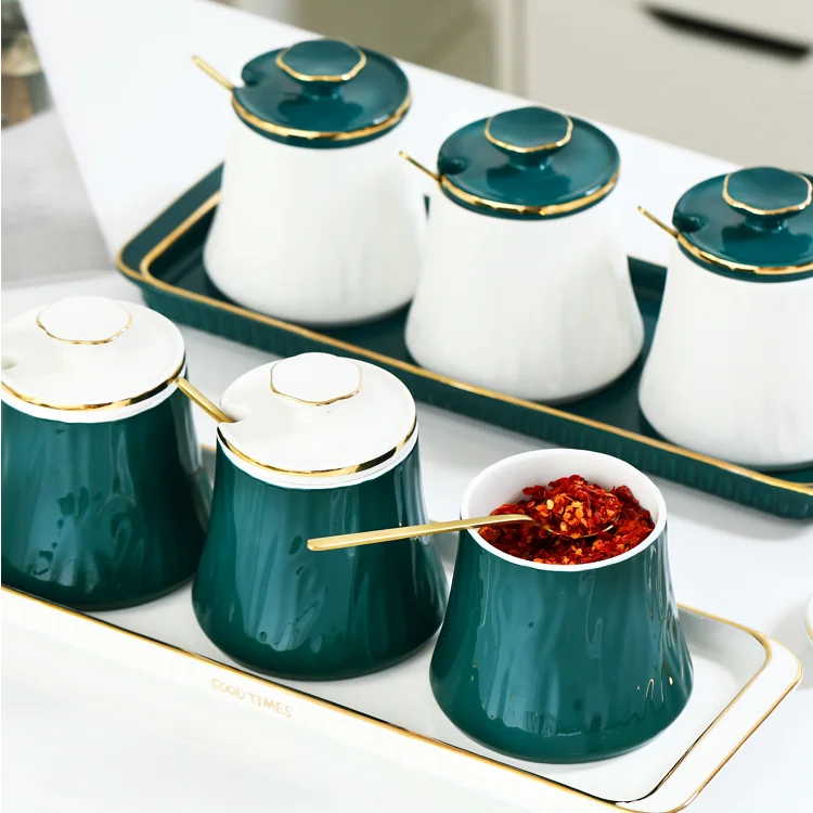 Luxury Nordic Spice Jar Ceramic Container Bbq Salt and Pepper Modern Sugar Bowl Honey Jar Especiero Kitchen Accessories DG50SJ
Luxury Nordic Spice Jar Ceramic Container Bbq Salt and Pepper Modern Sugar Bowl Honey Jar Especiero Kitchen Accessories DG50SJ