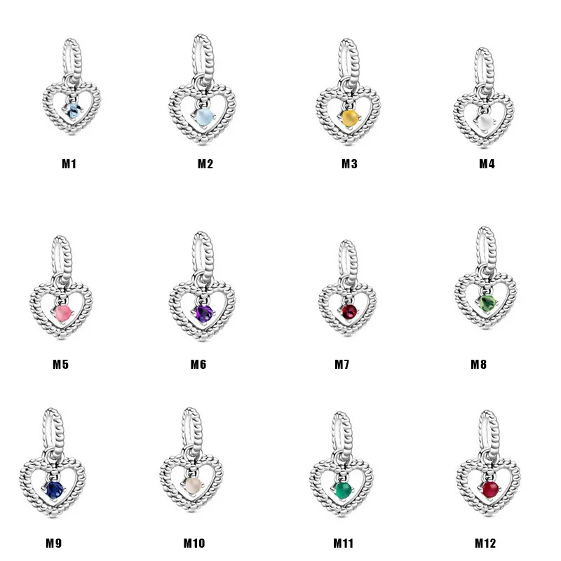 925 Sterling Silver New December Love Zircon New Product Water Drop Pendant Fit pandora Bracelet Pendant Necklace Silver Jewelry
925 Sterling Silver New December Love Zircon New Product Water Drop Pendant Fit pandora Bracelet Pendant Necklace Silver Jewelry