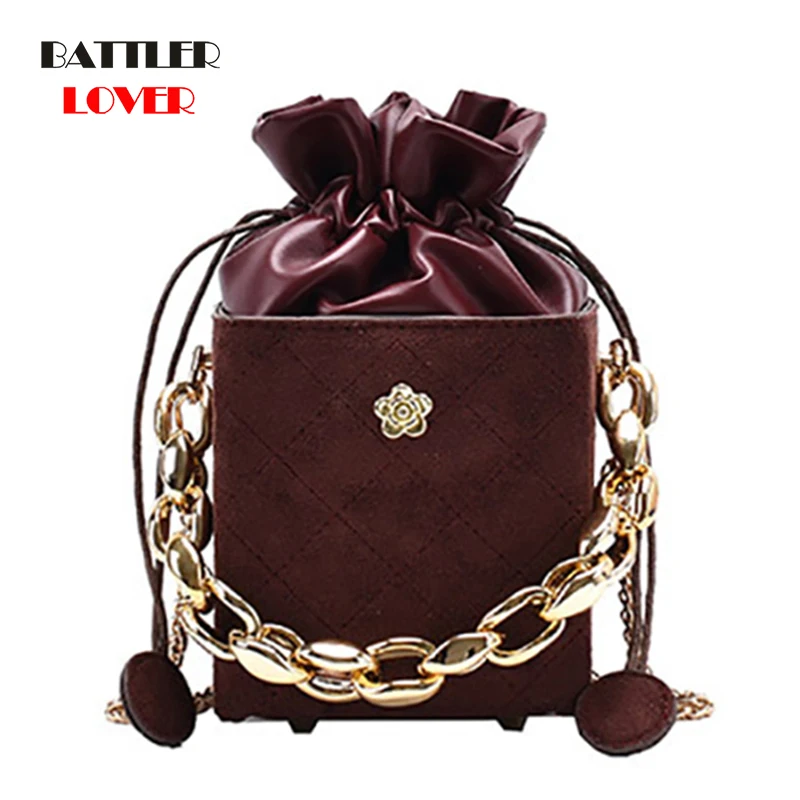 Brand Designer Women Bucket Handbags Fashion Drawstring Diamond Lattice Shoulder Bolsa Female Solid Color Chic Messenger Purses
Brand Designer Women Bucket Handbags Fashion Drawstring Diamond Lattice Shoulder Bolsa Female Solid Color Chic Messenger Purses