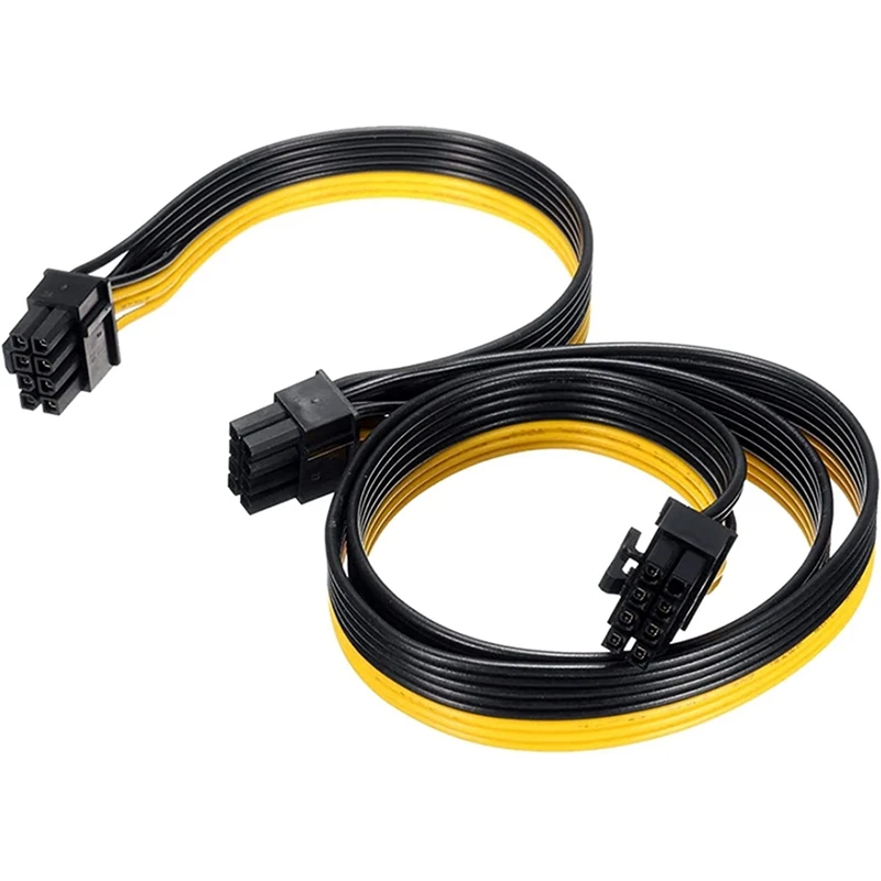 ATX CPU 8 Pin Male to Dual PCIe 8(6+2) Pin Male Power Adapter Cable for Corsair Only Modular Power Supply, 60cm+20cm
ATX CPU 8 Pin Male to Dual PCIe 8(6+2) Pin Male Power Adapter Cable for Corsair Only Modular Power Supply, 60cm+20cm