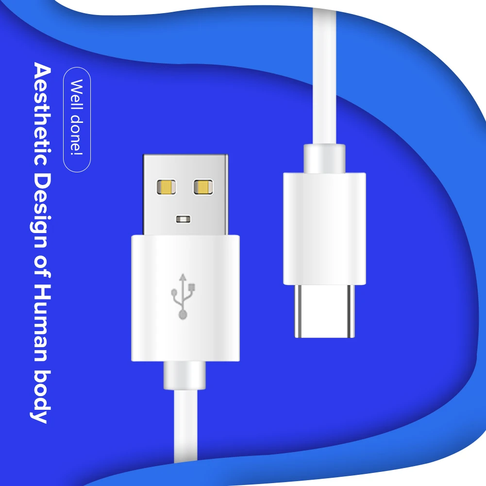 USB-кабель Type-C 2 А кабель для быстрой зарядки и передачи данных USB Samsung Xiaomi планшетов
