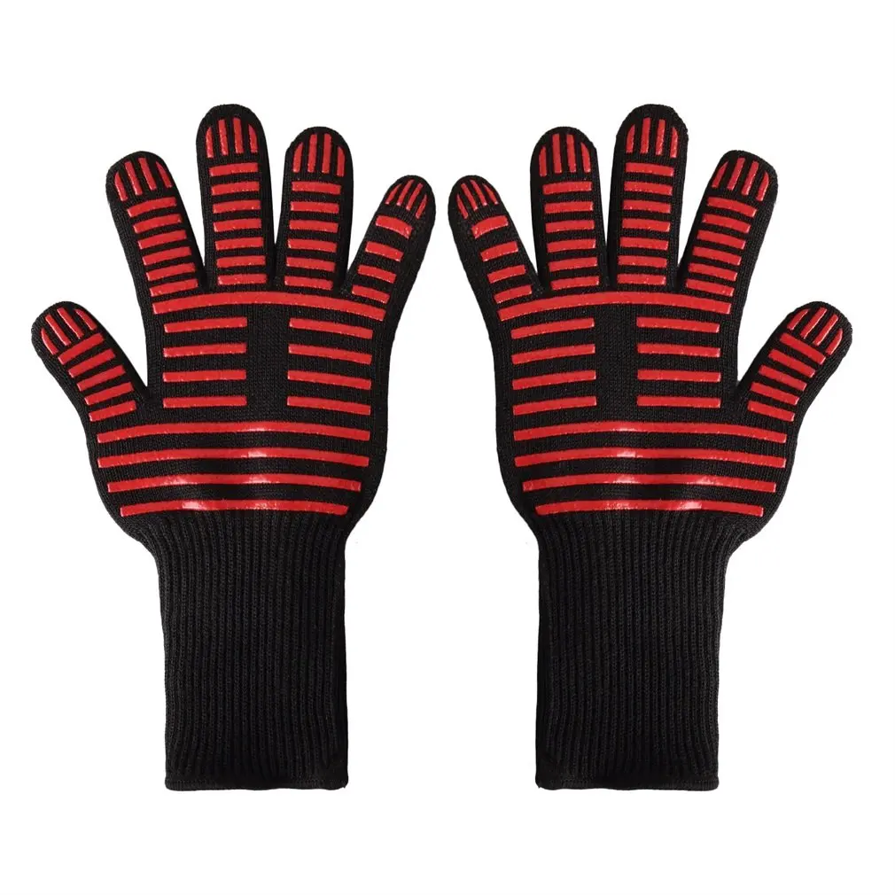 1 Pair Multifunctional BBQ Retardant Gloves 500 Degree Heat-resistant Anti-skid Cooking Gloves Grill & Kitchen Accessories
1 Pair Multifunctional BBQ Retardant Gloves 500 Degree Heat-resistant Anti-skid Cooking Gloves Grill & Kitchen Accessories