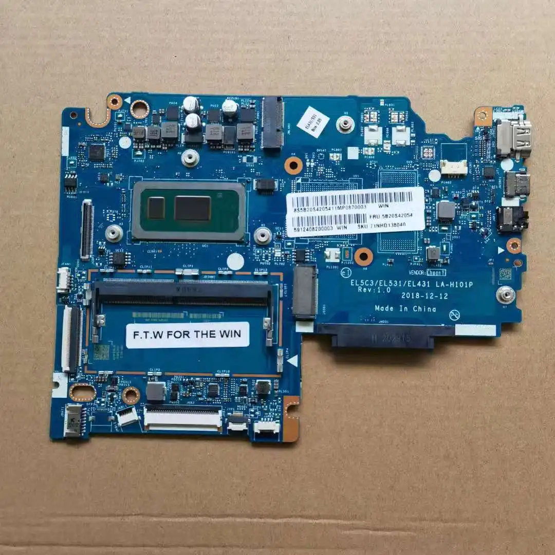 5B20S42054 For Lenovo S340-15IWL Laptop Motherboard I7-8565U RAM 4GB EL5C3/EL531/EL431 LA-H101P MB 100% Tested
5B20S42054 For Lenovo S340-15IWL Laptop Motherboard I7-8565U RAM 4GB EL5C3/EL531/EL431 LA-H101P MB 100% Tested