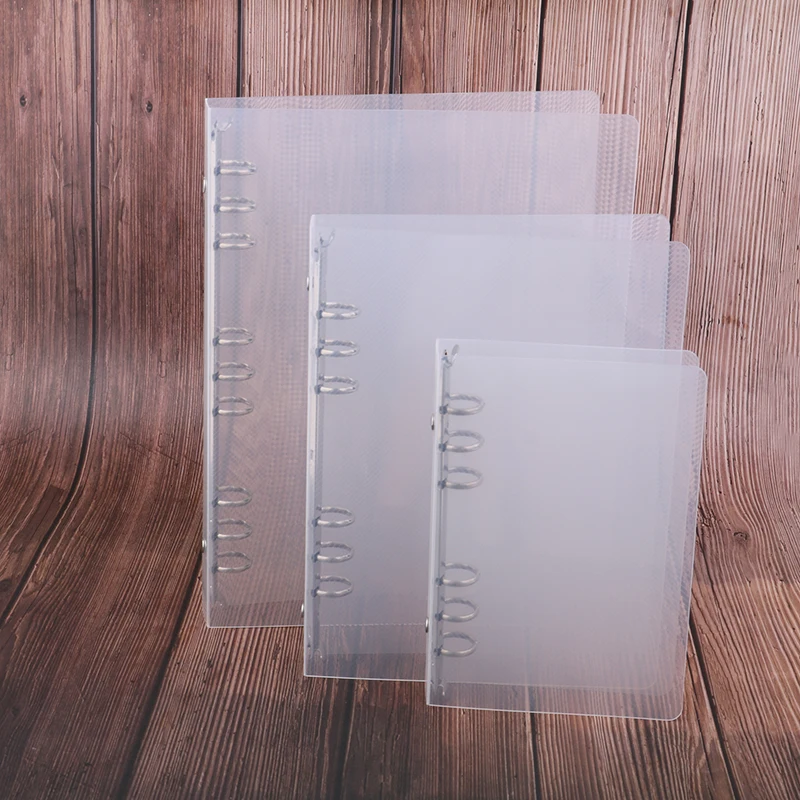 Transparent 6 Holes Ring Binder B5/a567 Pp Notebook Planner PP Cover Accessory Office School Supplies Stationery retail 
Transparent 6 Holes Ring Binder B5/a567 Pp Notebook Planner PP Cover Accessory Office School Supplies Stationery retail
