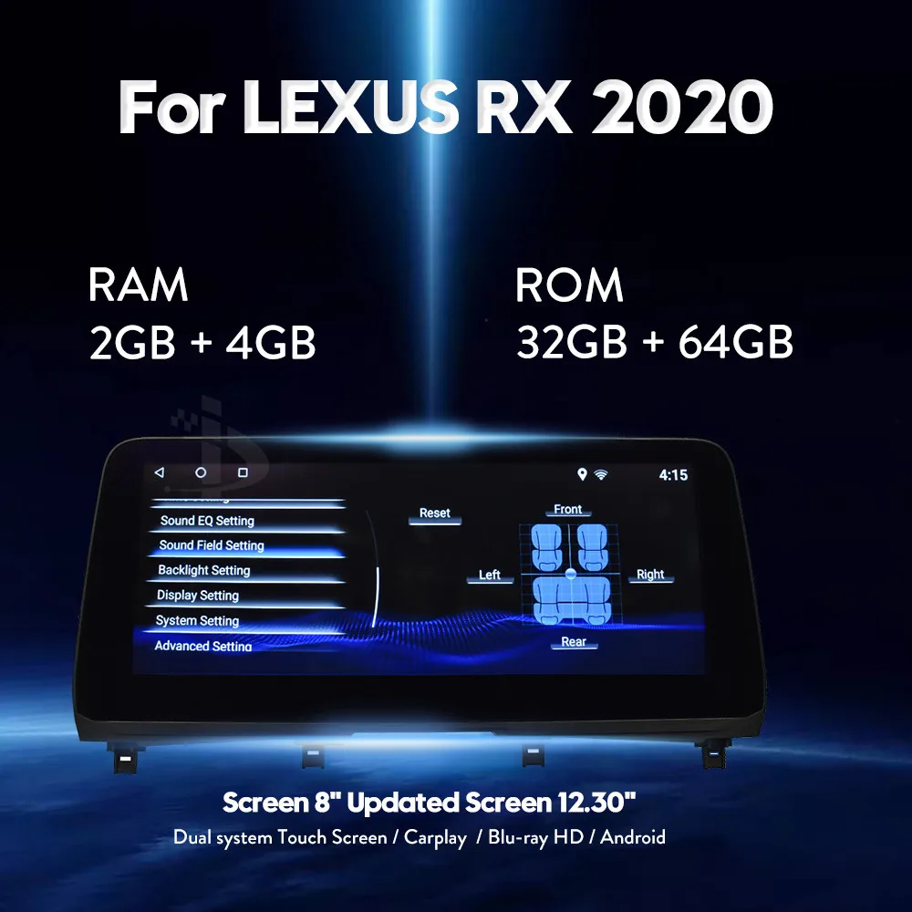 Автомобильный мультимедийный DVD-плеер 2DIN, Android 12,3, для Lexus RX RX300 RX350 RX450 2020, GPS-навигация
Автомобильный мультимедийный DVD-плеер 2DIN, Android 12,3, для Lexus RX RX300 RX350 RX450 2020, GPS-навигация