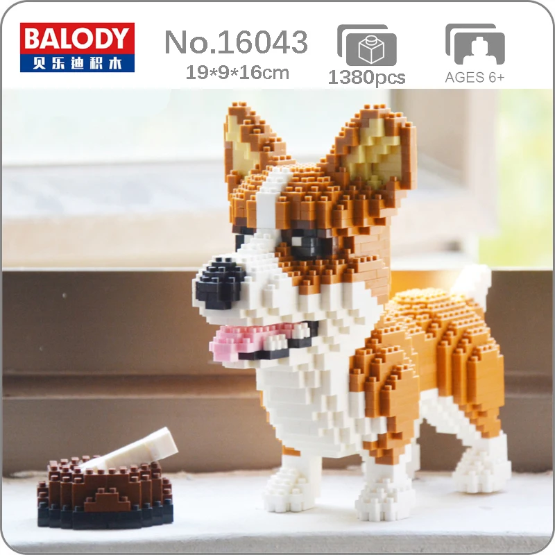 Balody 16043 Animal World Welsh Corgi Dog Pet 3D Model 1380pcs DIY Mini Diamond Blocks Bricks Building Toy For Children No Box
Balody 16043 Animal World Welsh Corgi Dog Pet 3D Model 1380pcs DIY Mini Diamond Blocks Bricks Building Toy For Children No Box