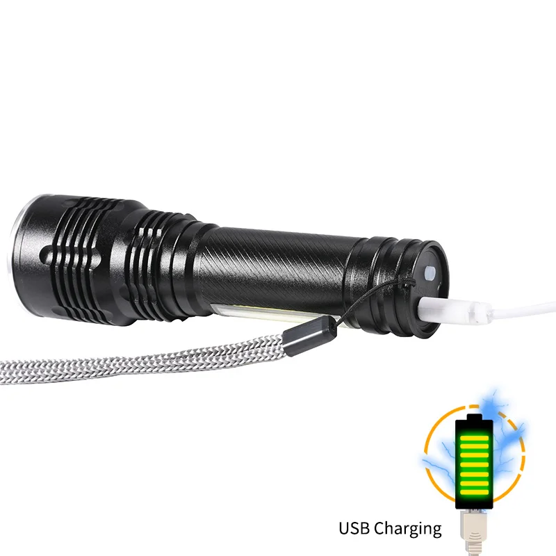 COBA led tactical flashlight usb rechargeable cob torch flash lamp waterproof built-in battery 2000LM zoomable aluminum alloy
COBA led tactical flashlight usb rechargeable cob torch flash lamp waterproof built-in battery 2000LM zoomable aluminum alloy