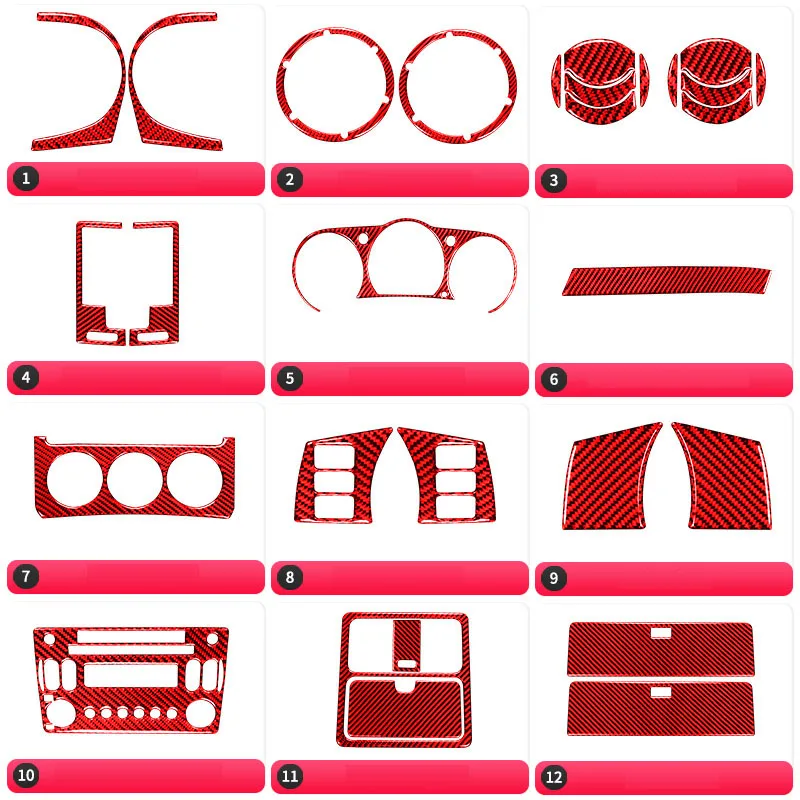 For Nissan 350Z Z33 2003-2009 Red Real Carbon Fiber Other Interior / Exterior Accessories Frame Trim Stickers Car Stylying
For Nissan 350Z Z33 2003-2009 Red Real Carbon Fiber Other Interior / Exterior Accessories Frame Trim Stickers Car Stylying