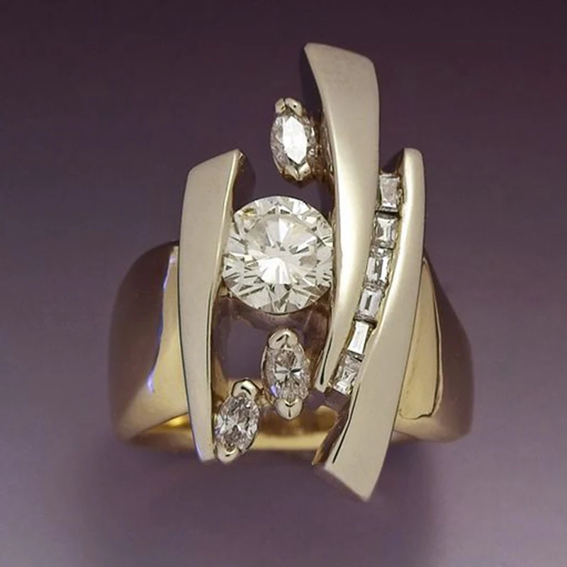 Zircon Ring Set Crystal Bridal Ring Wedding Jewelry Promise Engagement Rings For Women
Zircon Ring Set Crystal Bridal Ring Wedding Jewelry Promise Engagement Rings For Women