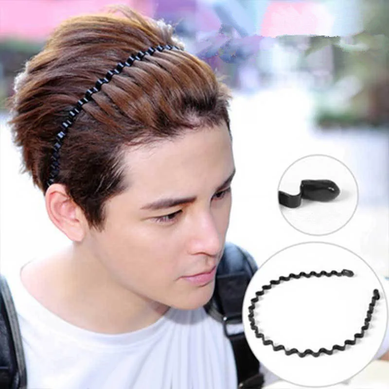 Unisex Men's Women Sports Wave Hair Band Black Hairband Headband Hot New Wave Hairpin Metal Hair Band Men Hoop
Unisex Men's Women Sports Wave Hair Band Black Hairband Headband Hot New Wave Hairpin Metal Hair Band Men Hoop