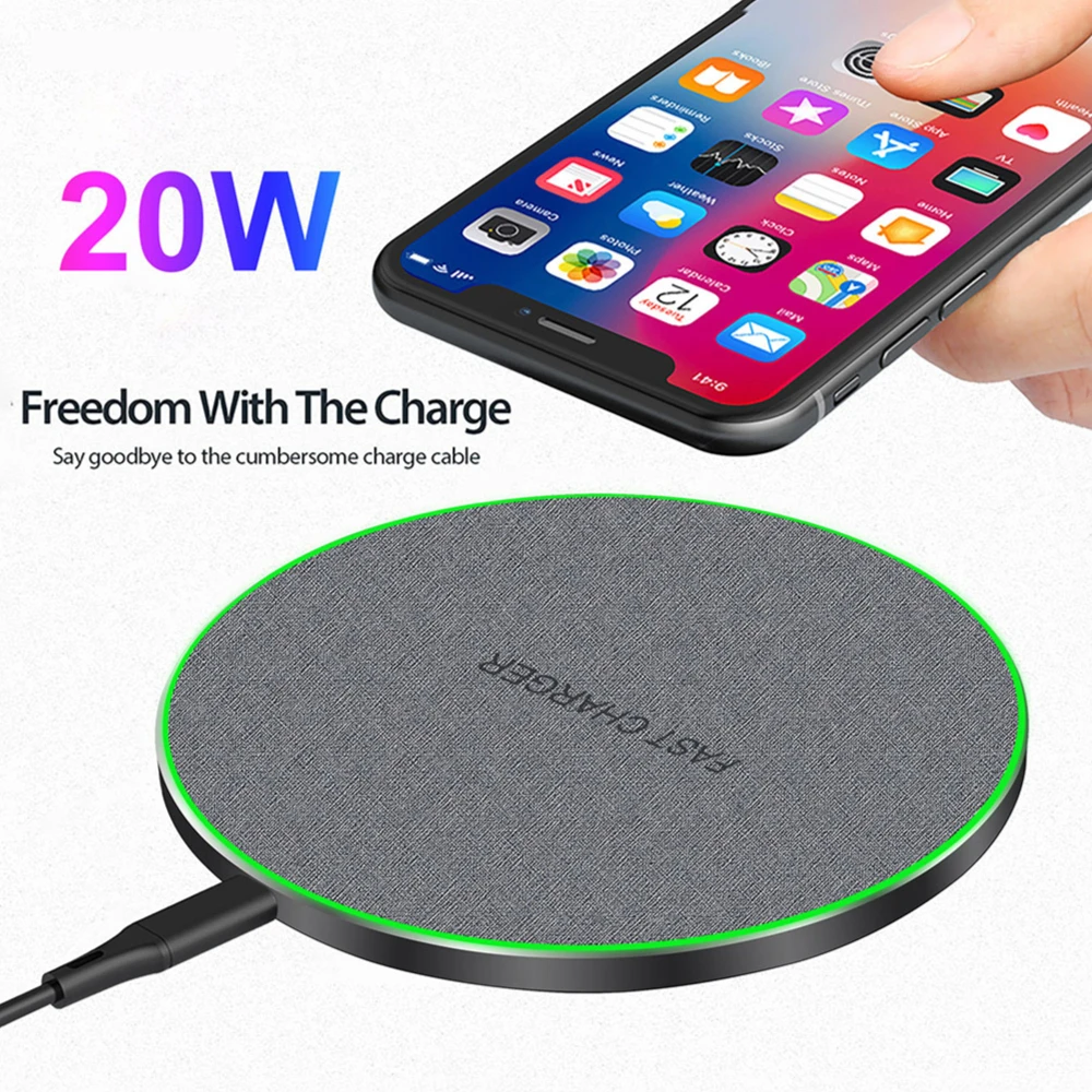 20W Qi Wireless Charger For IPhone 11 12 13 XR XS 8 Plus Samsung S20 S10 Xiaomi Huawei OPPO Adapter Power Bank Fast Charging Pad
20W Qi Wireless Charger For IPhone 11 12 13 XR XS 8 Plus Samsung S20 S10 Xiaomi Huawei OPPO Adapter Power Bank Fast Charging Pad