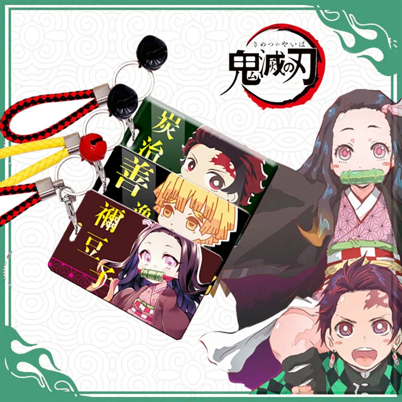 Japanese Anime Demon Killer Kimetsu no Yaiba Student Bus Card Campus Card Card Holder Nezuko Zenitsu ID Card Holder with Bell
Japanese Anime Demon Killer Kimetsu no Yaiba Student Bus Card Campus Card Card Holder Nezuko Zenitsu ID Card Holder with Bell