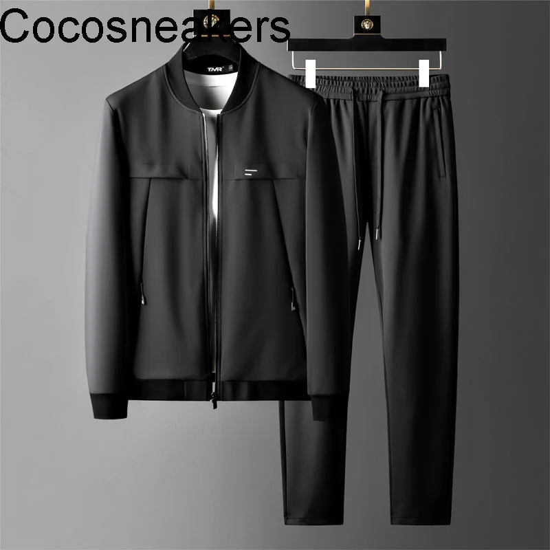 Spring 21 high end fashion baseball collar elastic breathable two piece set men's simple sports leisure suit men's
Spring 21 high end fashion baseball collar elastic breathable two piece set men's simple sports leisure suit men's