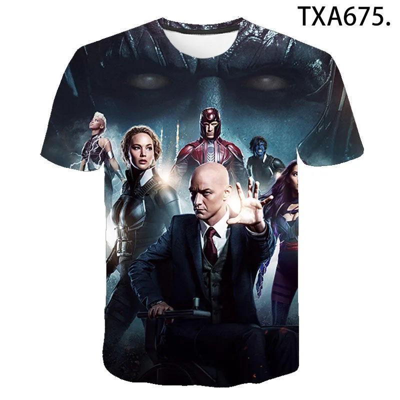 Новинка 2020, летняя футболка с 3D принтом фильма X-Men для мужчин и женщин, детская модная повседневная Уличная одежда, футболка с принтом для ма...
Новинка 2020, летняя футболка с 3D принтом фильма X-Men для мужчин и женщин, детская модная повседневная Уличная одежда, футболка с принтом для ма...