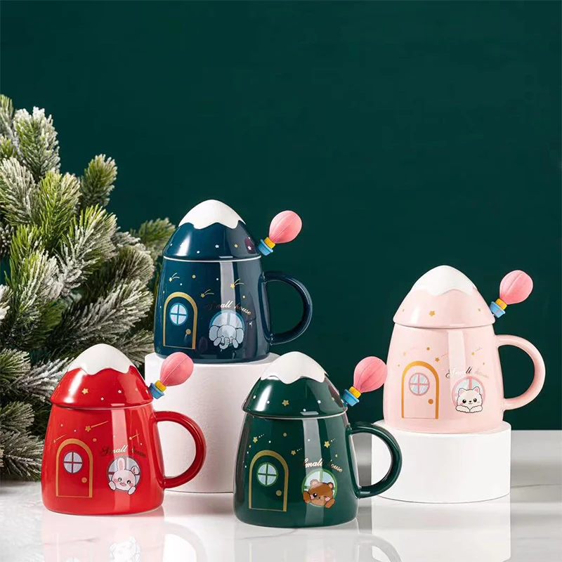 400ml Christmas Ceramic Coffee Cup With Spoon Creative Christmas Wish Gift Mug For Friends And Children Couples New Year Gift
400ml Christmas Ceramic Coffee Cup With Spoon Creative Christmas Wish Gift Mug For Friends And Children Couples New Year Gift