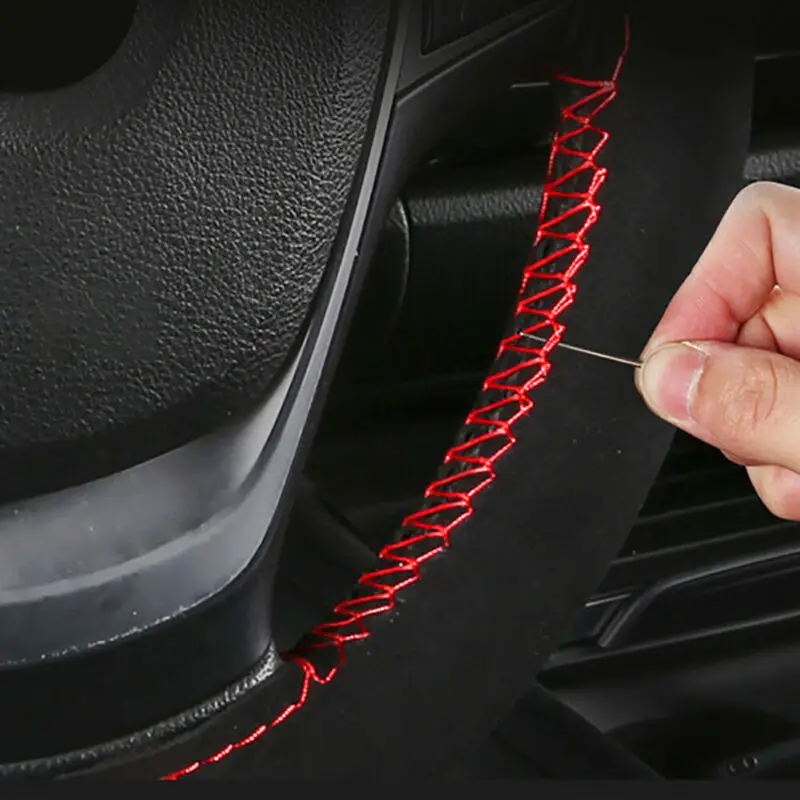 Car Steering Wheel Cover Suede Protector Cover Black Anti-Slip Cover With Needles Threads DIY Universal Car Interior Accessories
Car Steering Wheel Cover Suede Protector Cover Black Anti-Slip Cover With Needles Threads DIY Universal Car Interior Accessories