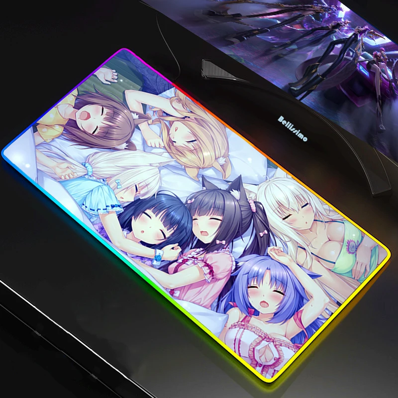 Chocola Nekopara Japan Anime Girl RGB Gaming Mouse Pad Mousepad Mause Pad Keyboard Desk Carpet Game Rubber No-slip LED Mouse Mat
Chocola Nekopara Japan Anime Girl RGB Gaming Mouse Pad Mousepad Mause Pad Keyboard Desk Carpet Game Rubber No-slip LED Mouse Mat