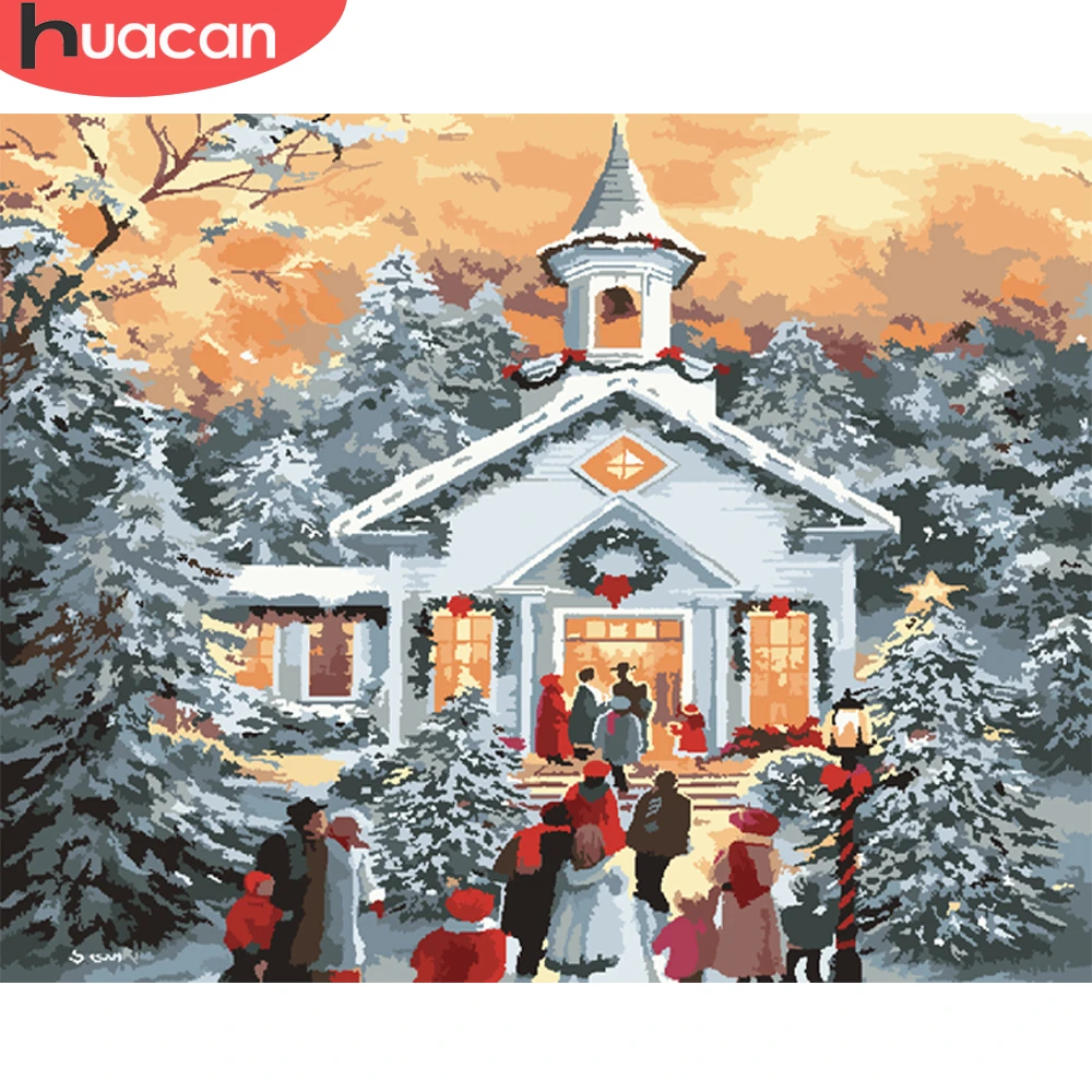 HUACAN краска по номеру Зимний снег рисование на холсте Ручная Краска ed Рисование картины по номеру пейзаж домашний Декор Diy подарок
HUACAN краска по номеру Зимний снег рисование на холсте Ручная Краска ed Рисование картины по номеру пейзаж домашний Декор Diy подарок