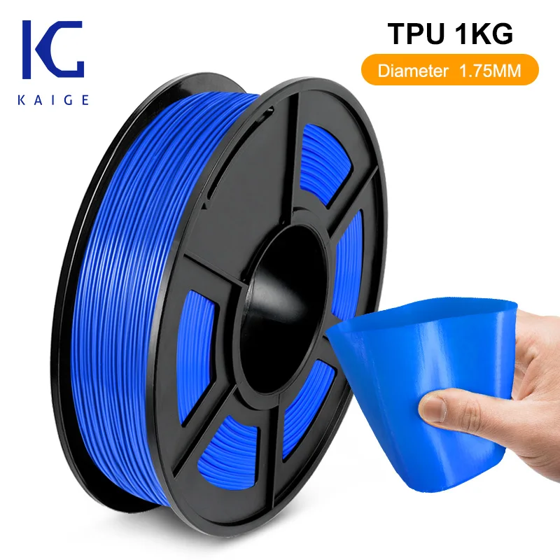Филамент KAIGE из ТПУ диаметром 1 75 мм с катушкой для 5 цветов материалы 3D принтера